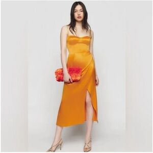 Reformation Marguerite Silk Dress size 10